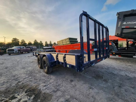 New 2025 Horizon Trailers Utility With 5200# Axles Each Pipe Top UTZBP-22"X18' 5.2K Utility Trailer