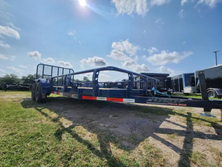 New 2025 Horizon Trailers Utility With 5200# Axles Each Pipe Top UTZBP-22"X18' 5.2K Utility Trailer