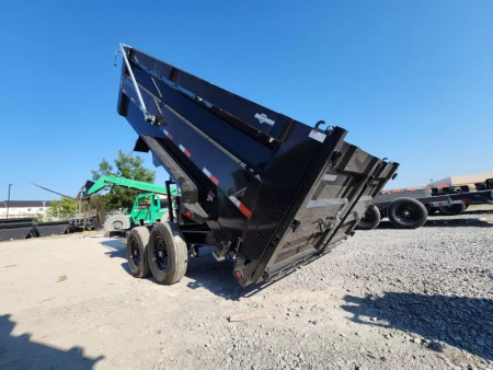 New 2026 Iron Bull 83x16' & 4' Sides Dump Trailer Crank System Tarp 7 Ga Floor With Side Armor 14999# Gvwr