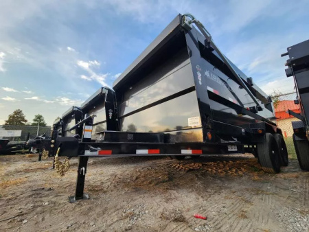 New 2026 Iron Bull 83x16' & 4' Sides Dump Trailer Crank System Tarp 7 Ga Floor With Side Armor 14999# Gvwr