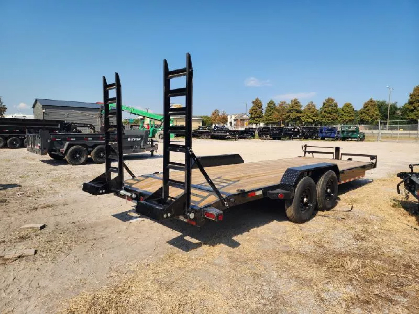 New 2026 Iron Bull  Equipment Trailer 83x22' With 7k Axles 14k Gvwr Stand Up Ramps Includes 2' Dove Tail