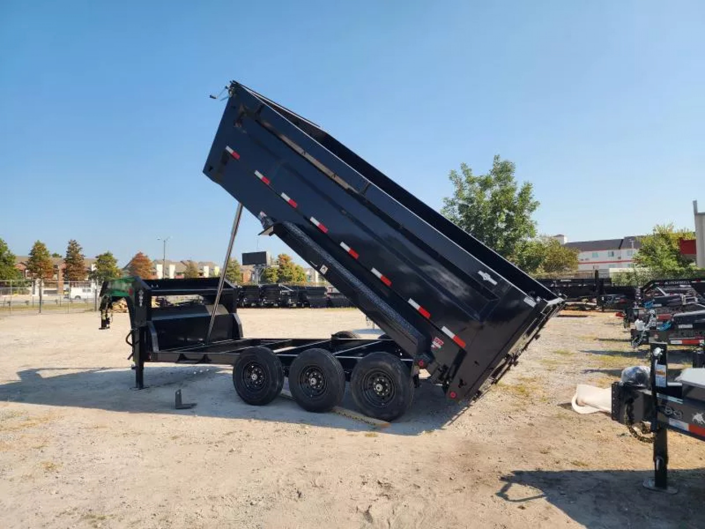 New 2026 Iron Bull Gooseneck Dump Trailer 83x16 & 4' Sides (3) 7k Axles 21k Gvwr Telescopic