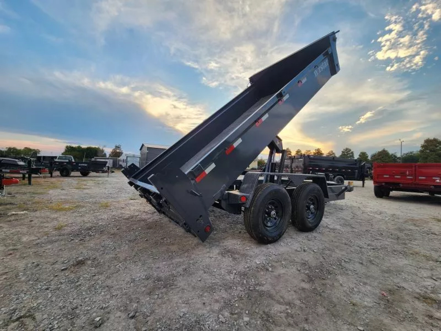 New 2026 Norstar Dump Trailer 83x14' (2) 7k Axles Scissor Lift