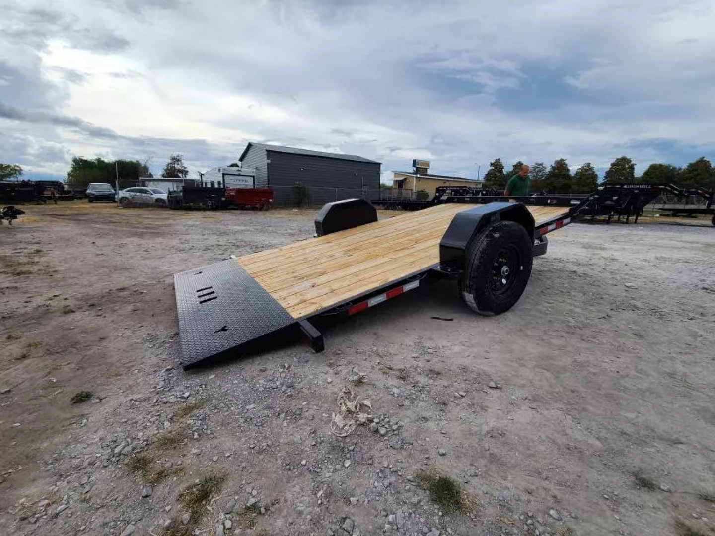 New 2026 Iron Bull Scissor Tilt Trailer 80"x12' Cylinder
