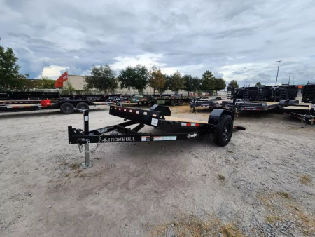 New 2026 Iron Bull Scissor Tilt Trailer 80 x12' Cylinder