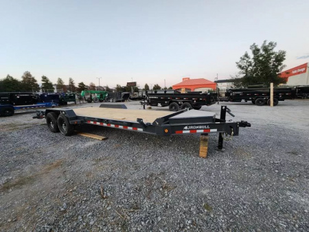 New 2026 Iron Bull 83x22' With Tool Box & I Beam Frame 14k Gvwr Rampage Ramps Equipment Trailer