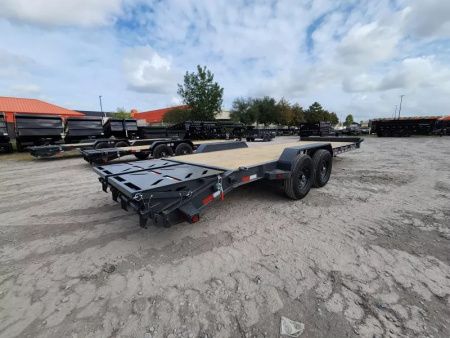 New 2026 Iron Bull 83x24' (2) 7k Axles 14k Gvwr Rampage Ramps Equipment Trailer