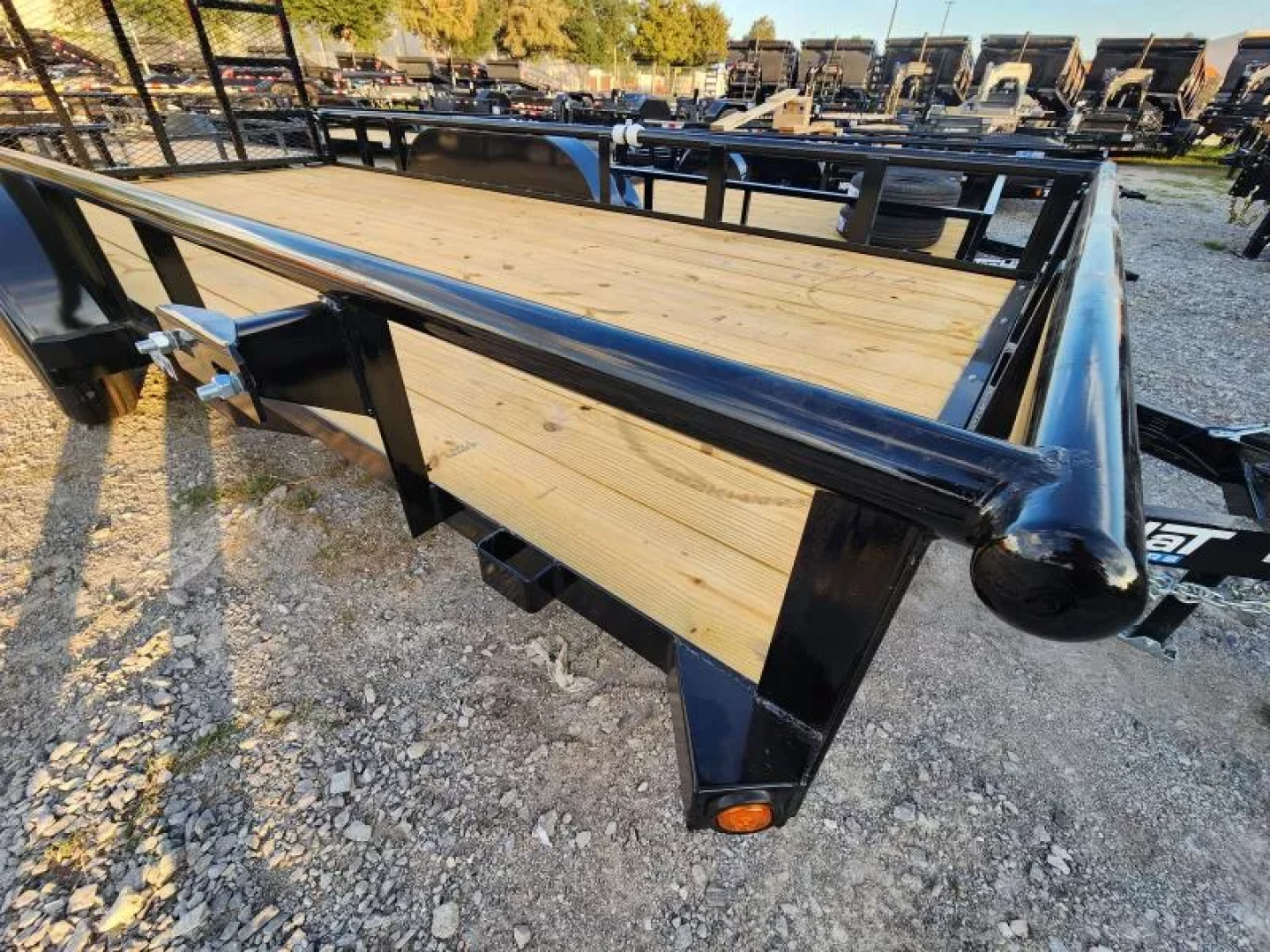 New 2026 Top Hat Trailers PIPE TOP 83"X16' Rear Gate Square Tube 7k GvwrUtility Trailer