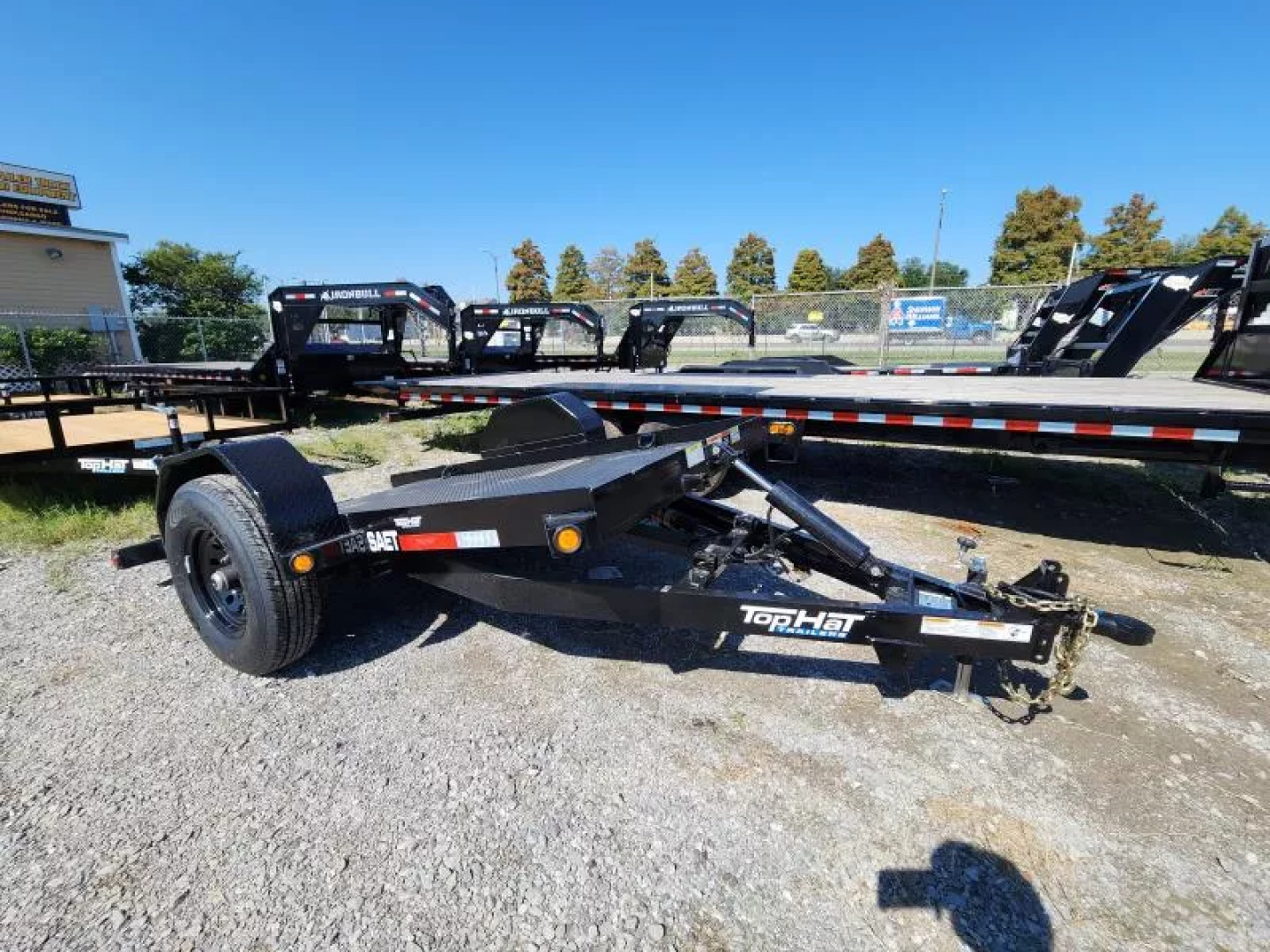 New 2025 Top Hat Trailers SAET70-10X60-7E-F Tilt Trailer