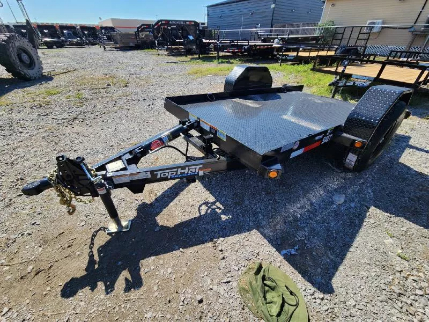 New 2025 Top Hat Trailers SAET70-10X60-7E-F Tilt Trailer