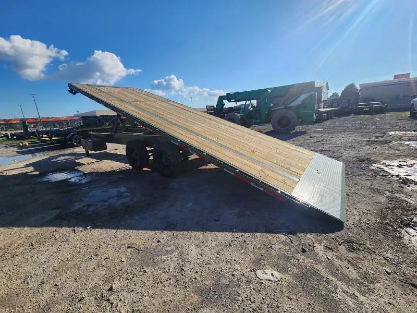 New 2026 Horizon Trailers FFT 26' X 102" Power Tilt With 21k Gvwr Super Single Wheel 10K Axles 18 Ply Tires