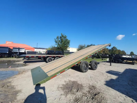 New 2026 Horizon Trailers FFT 26' X 102" Power Tilt With 21k Gvwr Super Single Wheel 10K Axles 18 Ply Tires