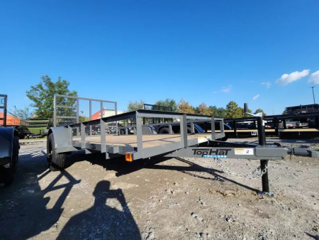 New 2026 Top Hat Trailers DSA-12X77-2.9N-R Utility Trailer