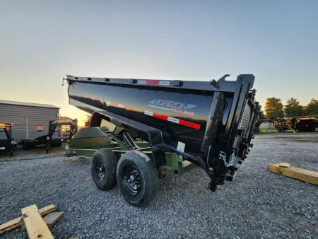New 2026 Horizon Trailers HZ7 16'x83" With 3' Sides 7Ga Floor 14k Gvwr Slide in Ramps BP 7K Dump Trailer