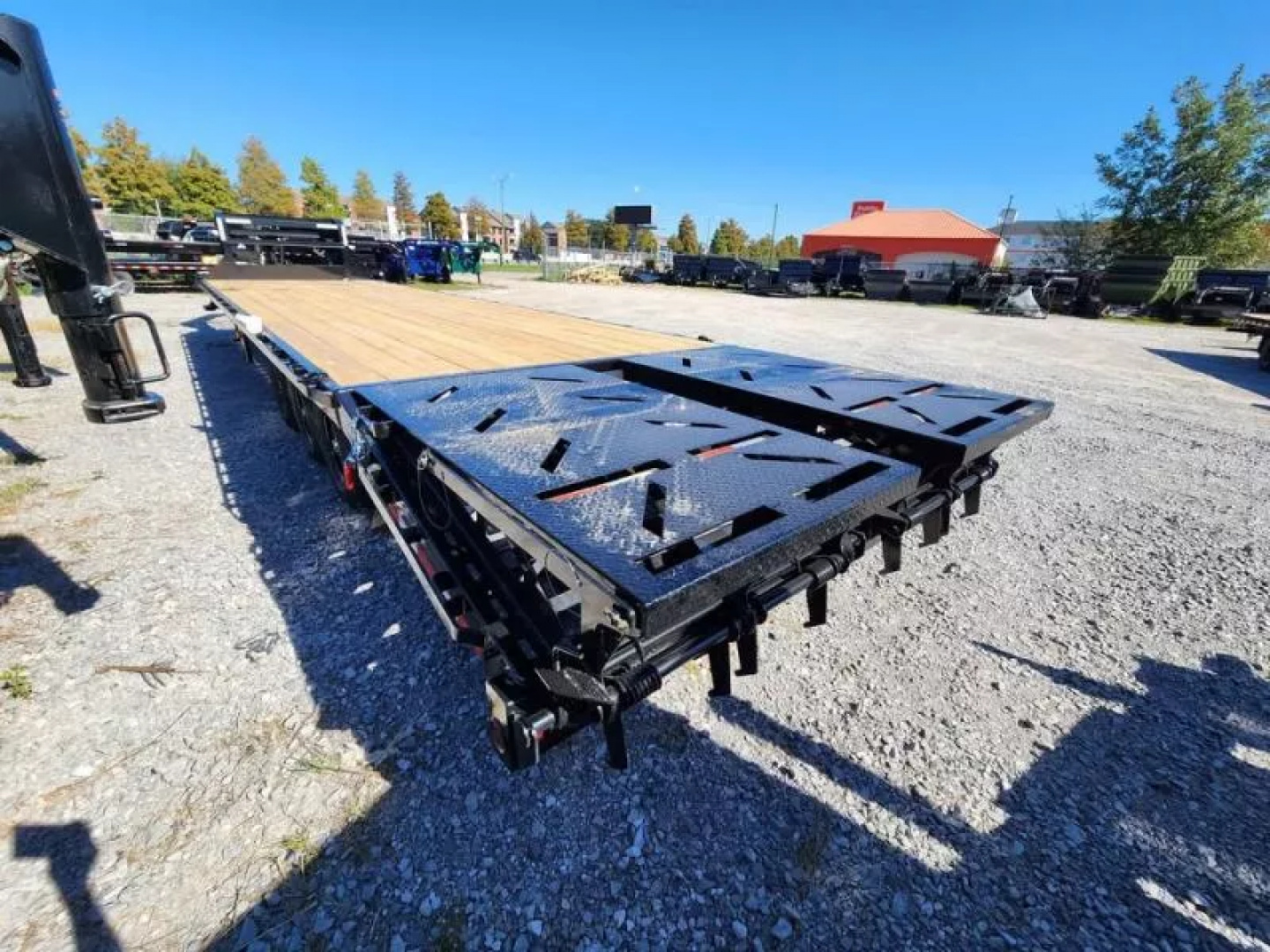New 2026 Iron Bull 102"x32' Gooseneck (3) 7kAxles 21k Gvwr Rampage RampsFlatbed Trailer