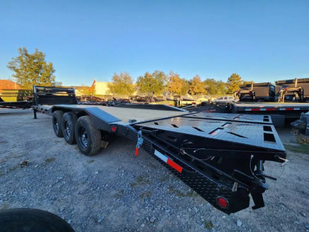 New 2026 Iron Bull Low Boy Equipment Trailer Gooseneck Triple Axles With Drive Over Fenders 21k Gvwr
