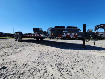 New 2026 Iron Bull EWB8322 Equipment Trailer 83 x22' I Beam Frame Tool Box