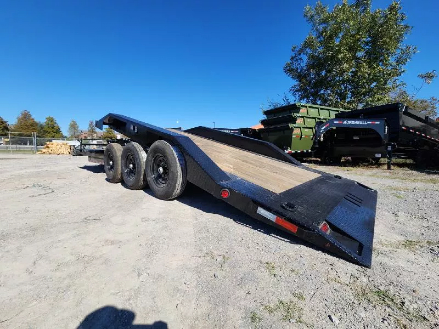 New 2026 Iron Bull Power Tilt Trailer 102"x24' With Triple Axles 21k Gvwr