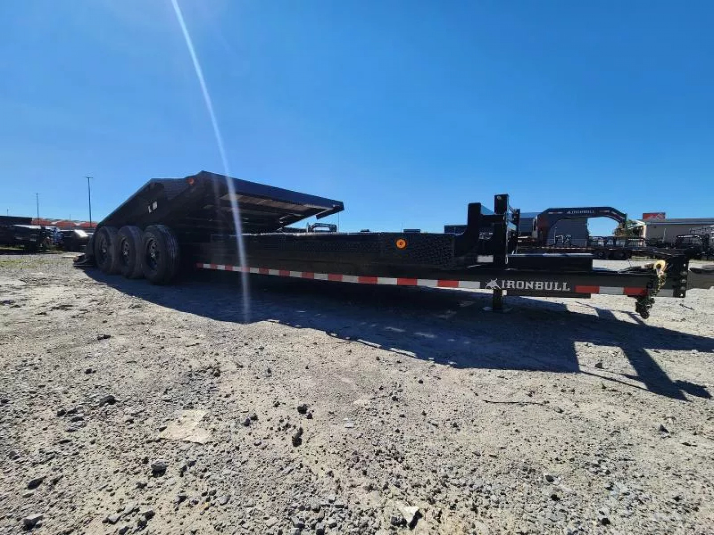 New 2026 Iron Bull Power Tilt Trailer 102"x24' With Triple Axles 21k Gvwr