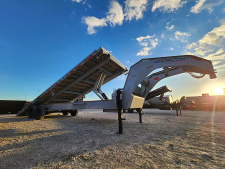 New 2026 Horizon Trailers FFT 28'X102"X36" GN10K Tilt Trailer