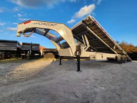 New 2026 Horizon Trailers FFT 28'X102"X36" GN10K Tilt Trailer