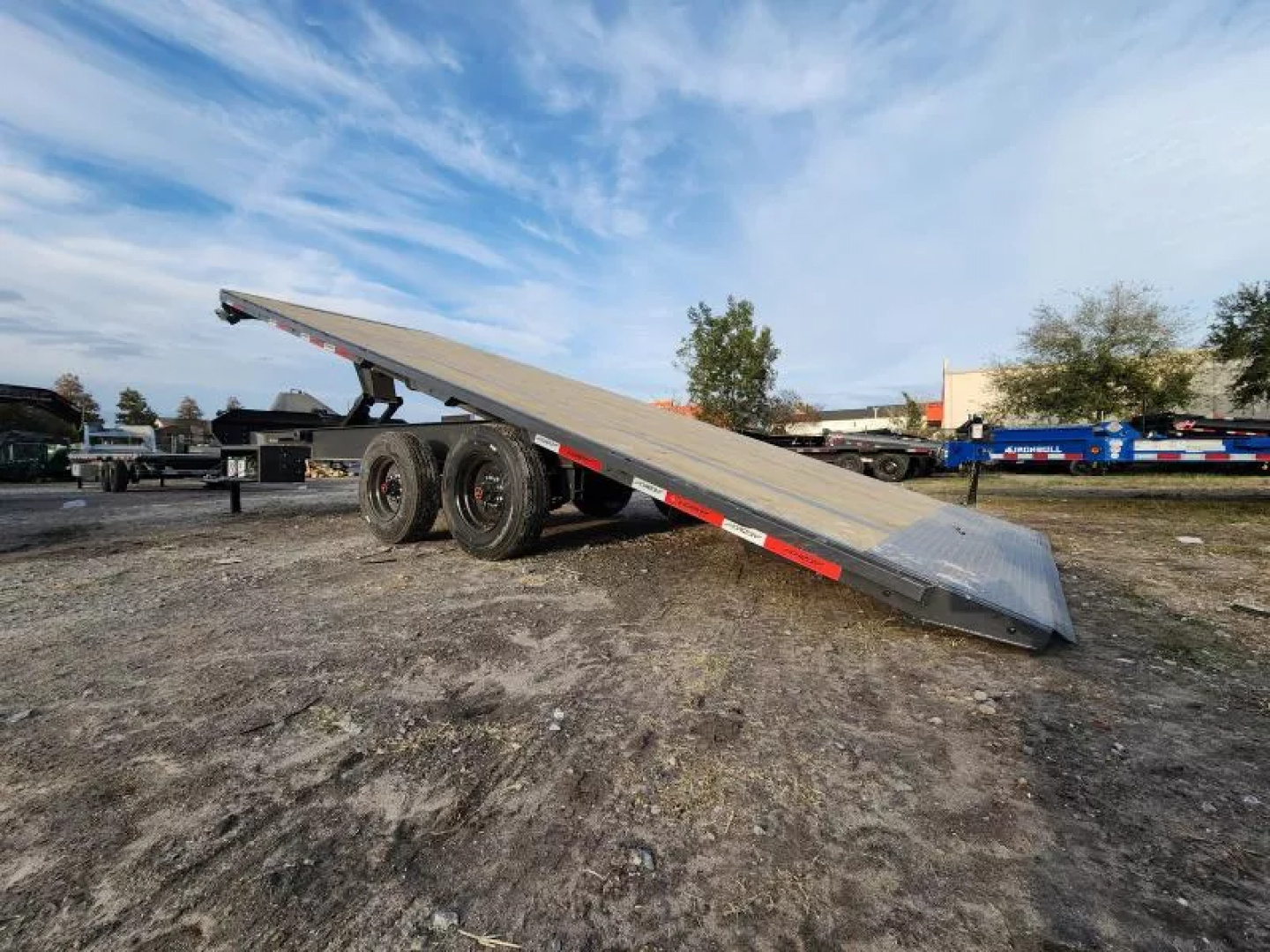New 2026 Horizon Trailers FFT 24' X102" 10k Axles  Tilt Trailer