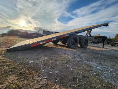 New 2026 Horizon Trailers FFT 24' X102" 10k Axles  Tilt Trailer