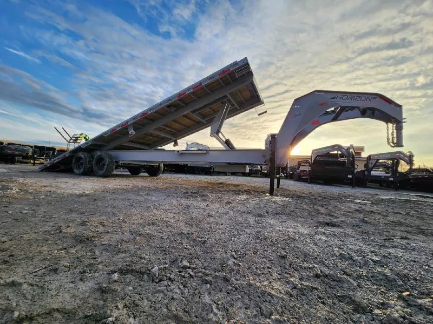 New 2026 Horizon Trailers FFT 28'X102"X36" GN10K Tilt Trailer