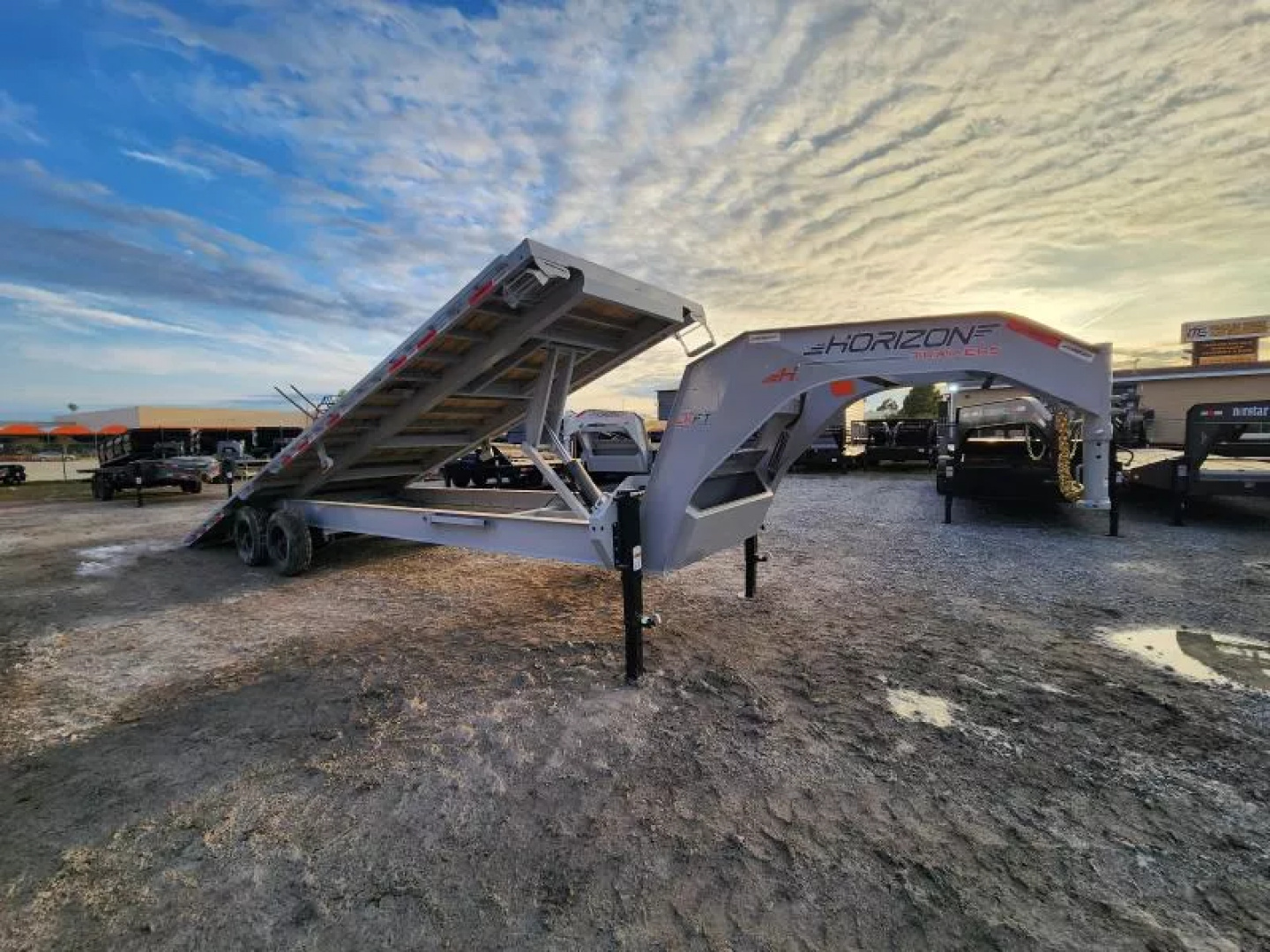 New 2026 Horizon Trailers FFT 28'X102"X36" GN10K Tilt Trailer