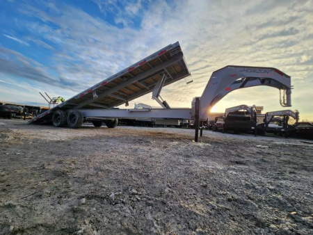 New 2026 Horizon Trailers FFT 28'X102 X36  GN10K Tilt Trailer