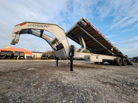 New 2026 Horizon Trailers FFT 28'X102"X36" GN10K Tilt Trailer