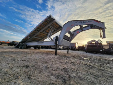 New 2026 Horizon Trailers FFT 28'X102"X36" GN10K Tilt Trailer