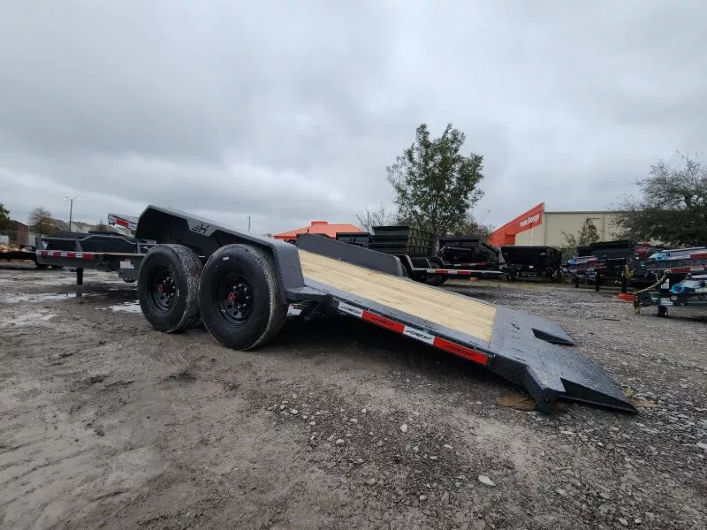 New 2026 Horizon Trailers ETZ 24'X83"X22" BP 8K Tilt Trailer
