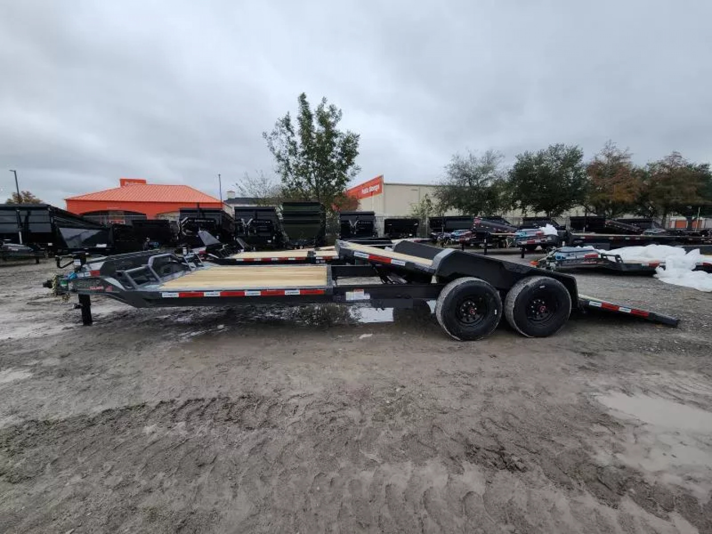 New 2026 Horizon Trailers ETZ 24'X83"X22" BP 8K Tilt Trailer