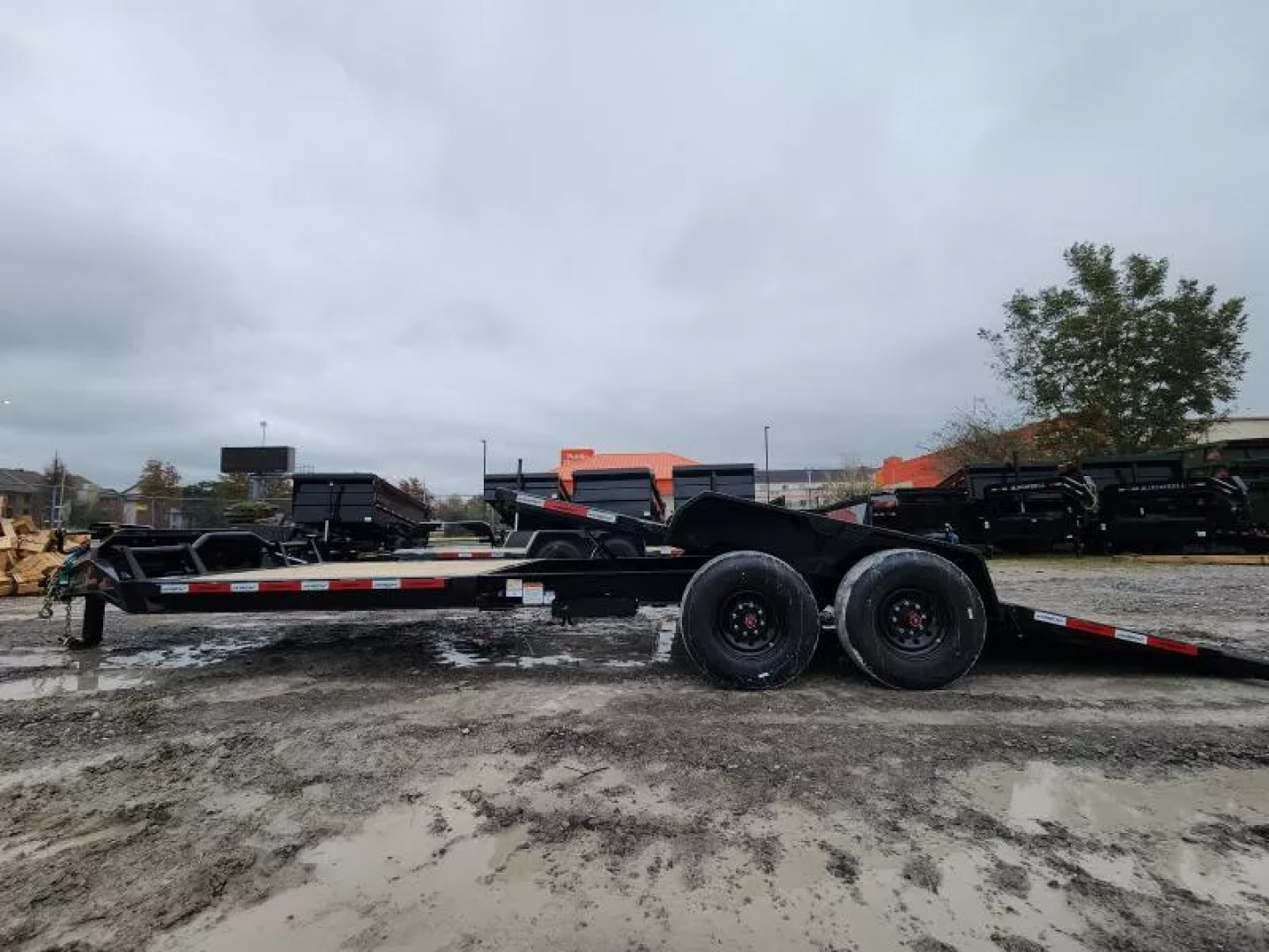 New 2026 Horizon Trailers ETZ 24'X83"X22" BP 8K Tilt Trailer