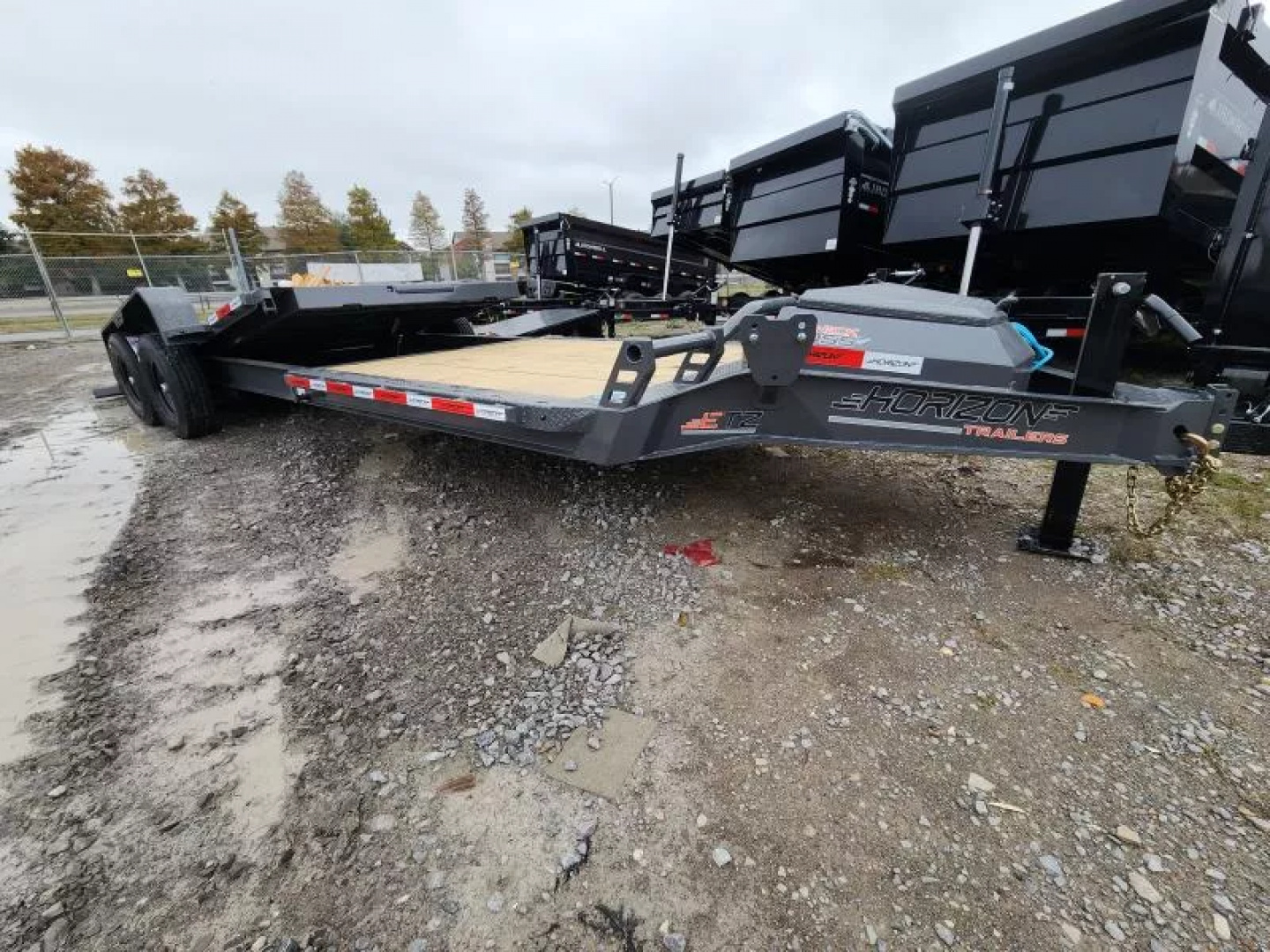 New 2026 Horizon Trailers ETZ 24'X83"X22" BP 8K Tilt Trailer