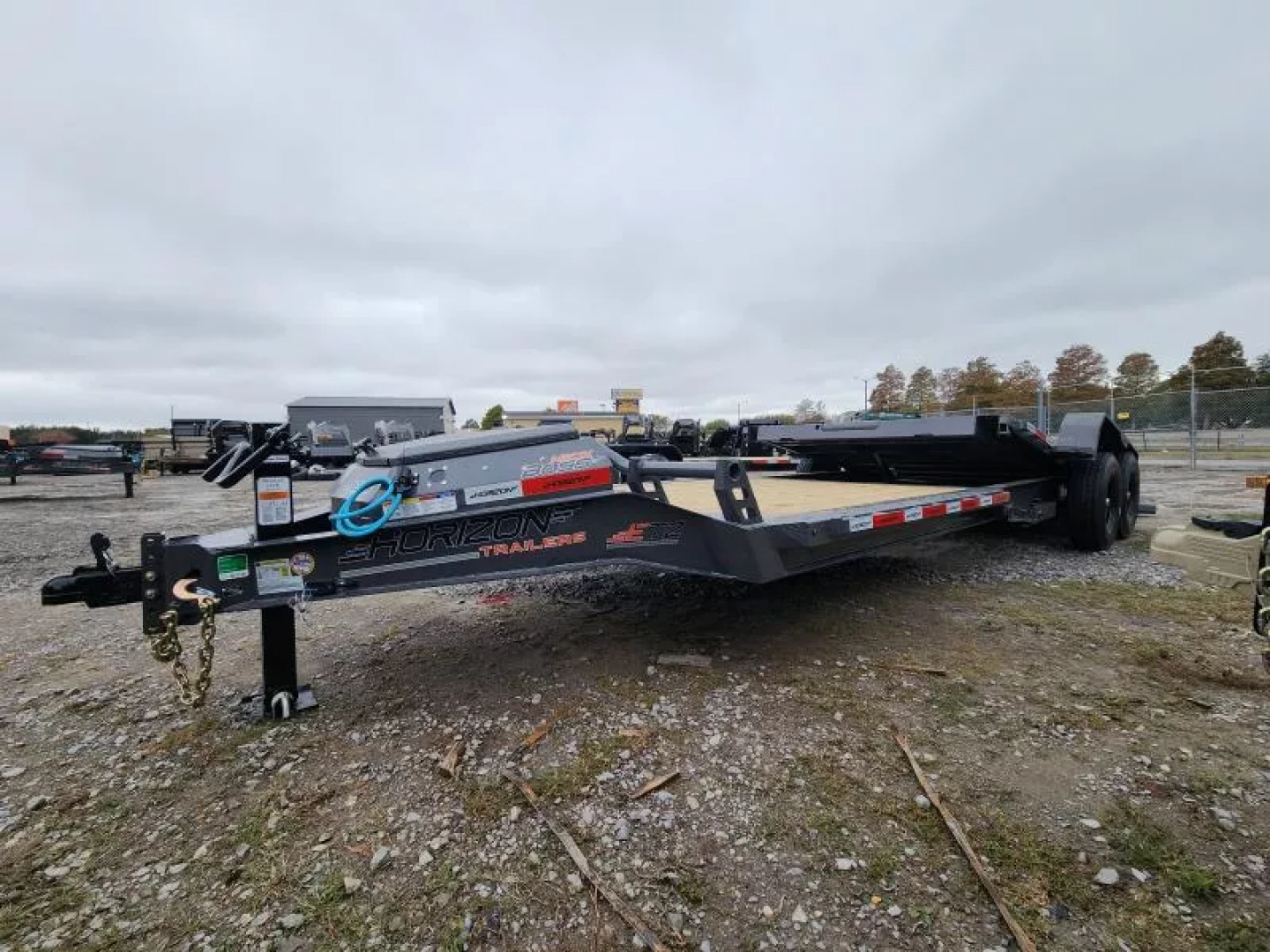 New 2026 Horizon Trailers ETZ 24'X83"X22" BP 8K Tilt Trailer