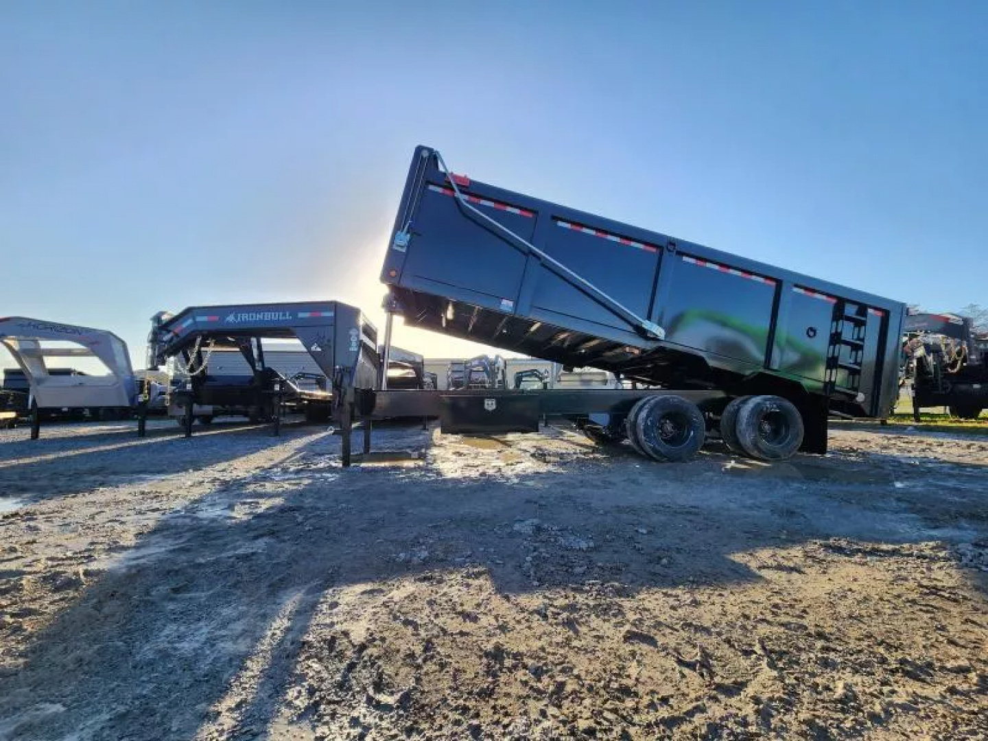 New 2026 Iron Bull DMG Model 8.5x20' With 4' Sides Telescopic 25k Gvwr