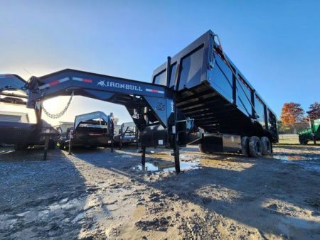 New 2026 Iron Bull DMG Model 8.5x20' With 4' Sides Telescopic 25k Gvwr