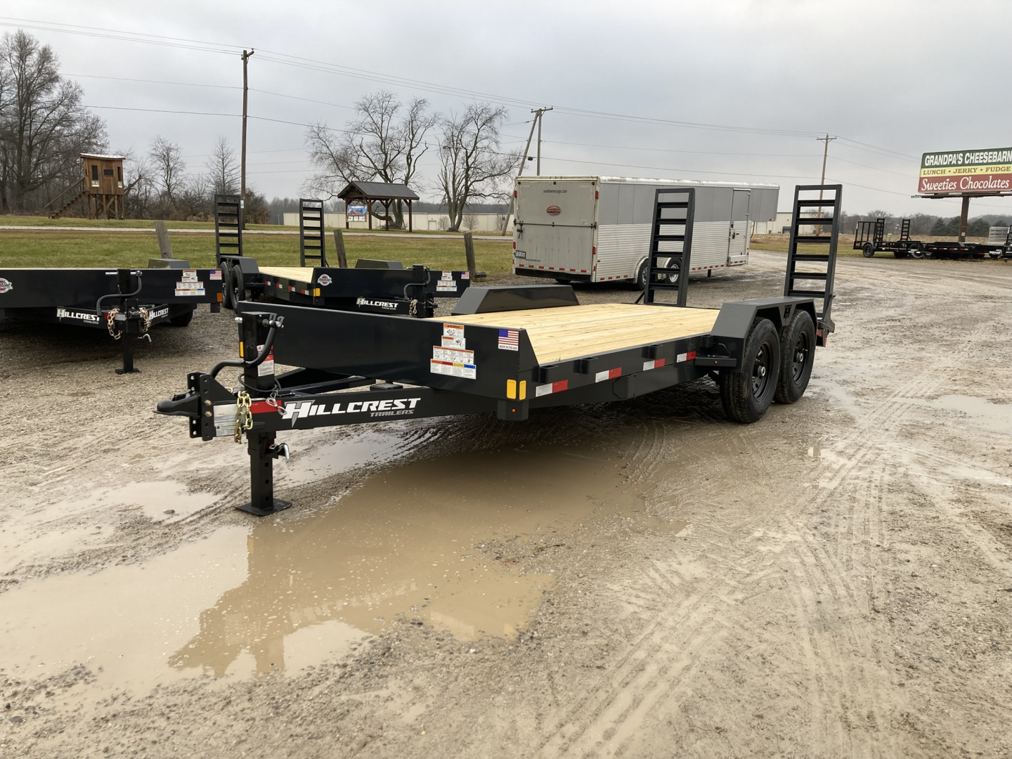 New 2026 Hillcrest 18' Equipment Trailer