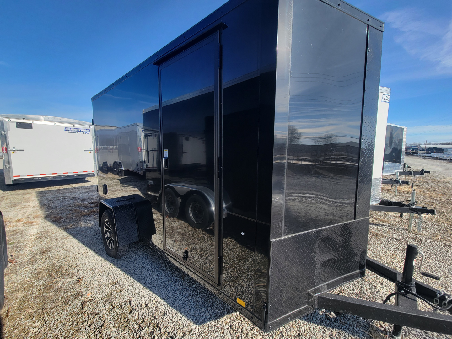 New 2026 Formula Trailers 6x12 Traverse Flat Top V-Nose Cargo / Enclosed Trailer
