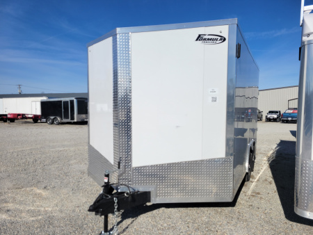 New 2026 Formula Trailers 8.5x14 Conquest SE Flat Top Slope V-Nose Cargo / Enclosed Trailer