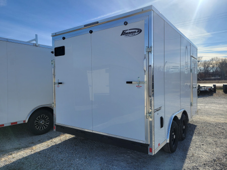 New 2026 Formula Trailers 8.5x14 Conquest SE Flat Top Slope V-Nose Cargo / Enclosed Trailer