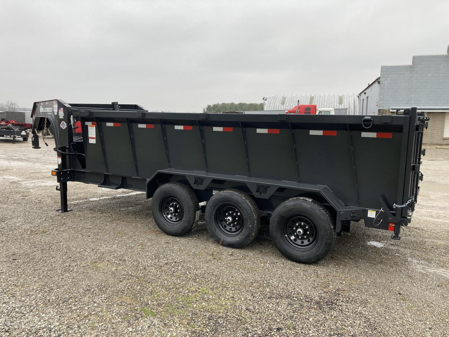 New 2026 Hillcrest 16' Gooseneck Dump Trailer