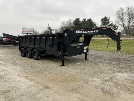 New 2026 Hillcrest 16' Gooseneck Dump Trailer