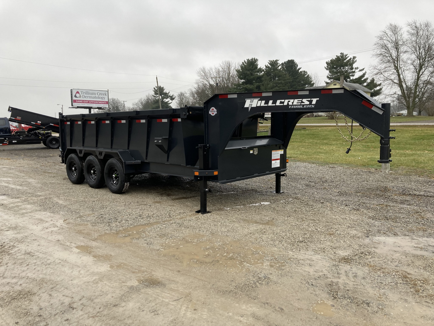 New 2026 Hillcrest 16' Gooseneck Dump Trailer