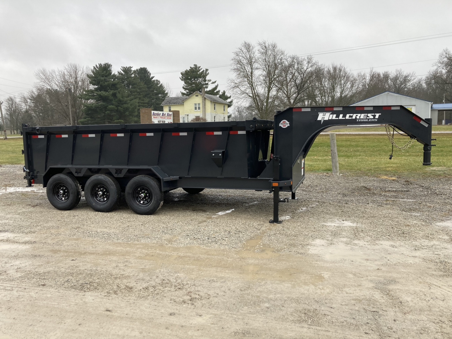 New 2026 Hillcrest 16' Gooseneck Dump Trailer