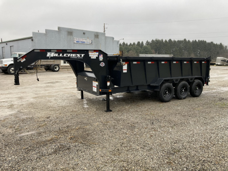 New 2026 Hillcrest 16' Gooseneck Dump Trailer