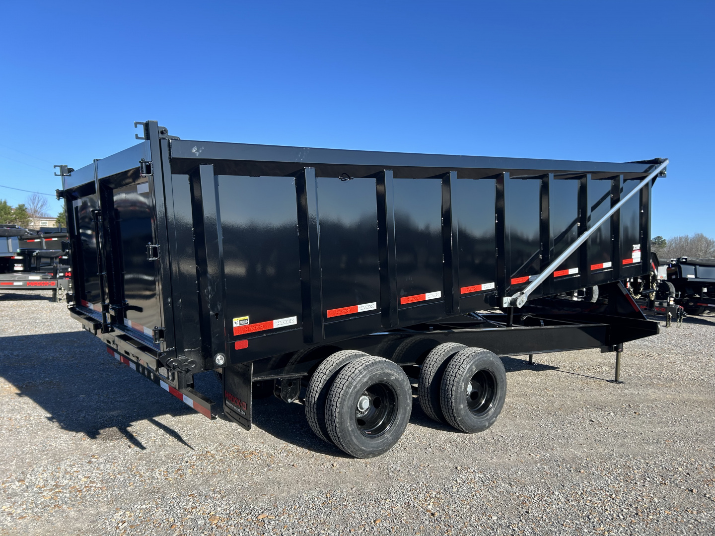 New 2026 MAXXD Gooseneck Dump Trailer | 96" x 20' 25K GVWR