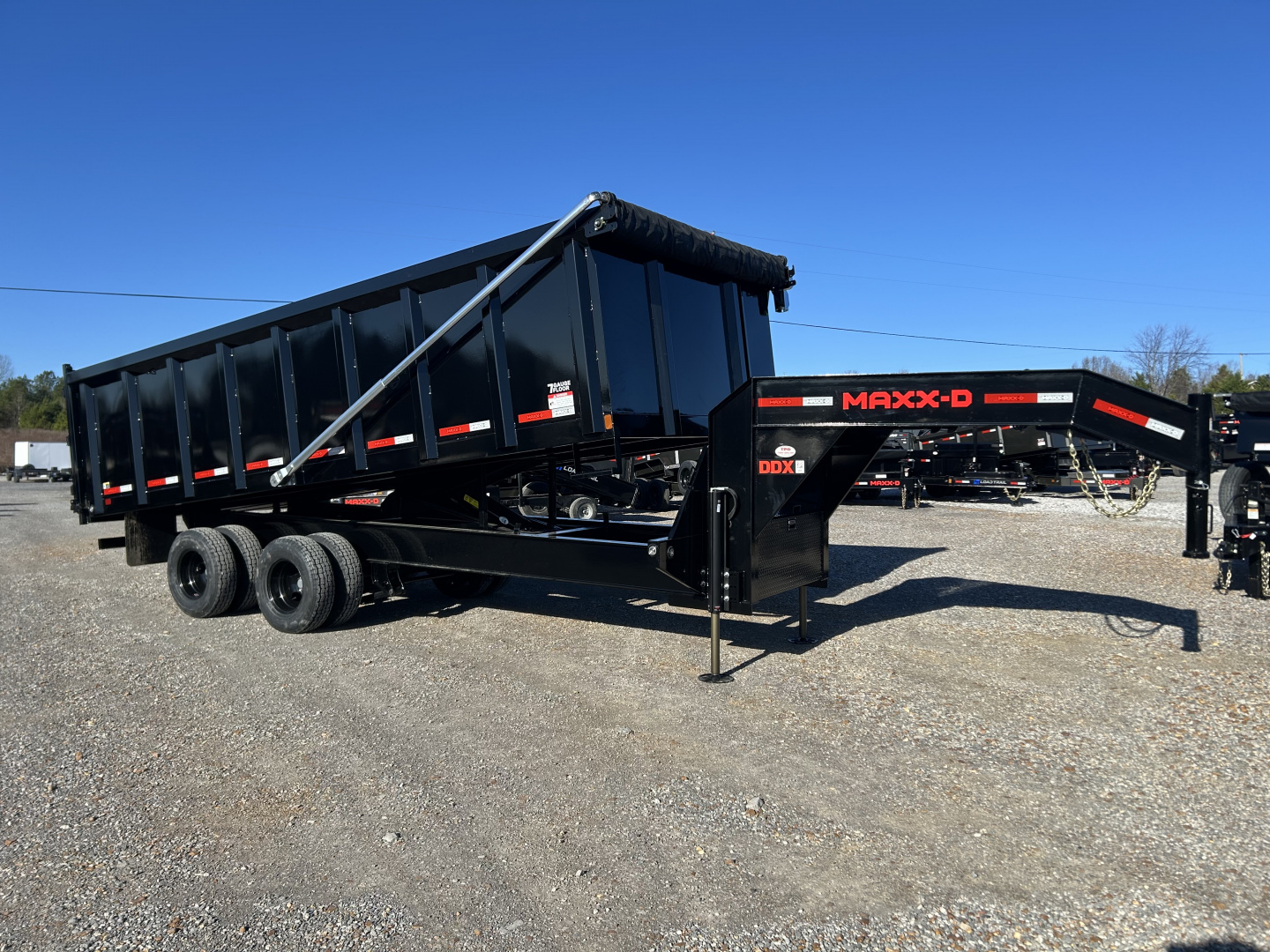 New 2026 MAXXD Gooseneck Dump Trailer | 96" x 20' 25K GVWR